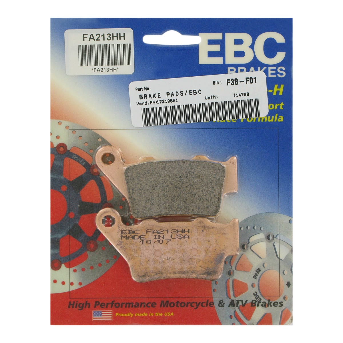 EBC FA213HH sintrede bremseklosser bak