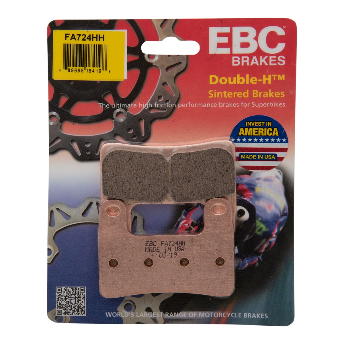EBC FA724HH sintrede bremseklosser foran